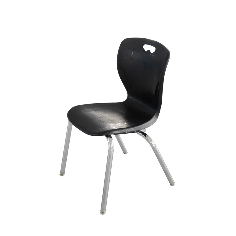 4 Steel Legs Stacked PP Chair