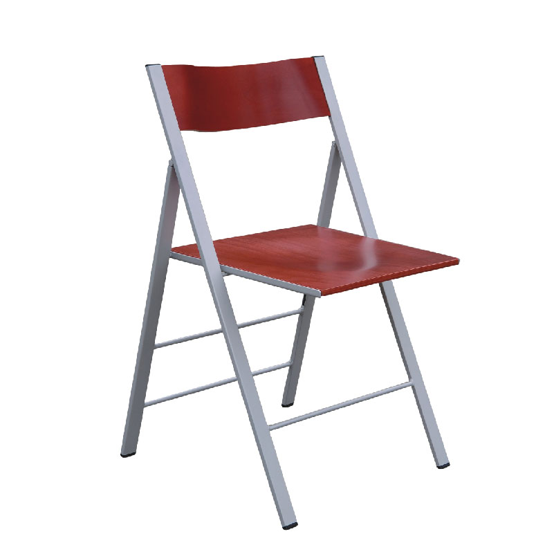 Folding Wood Grain Student Chair - Classroom Use Foldable Seating