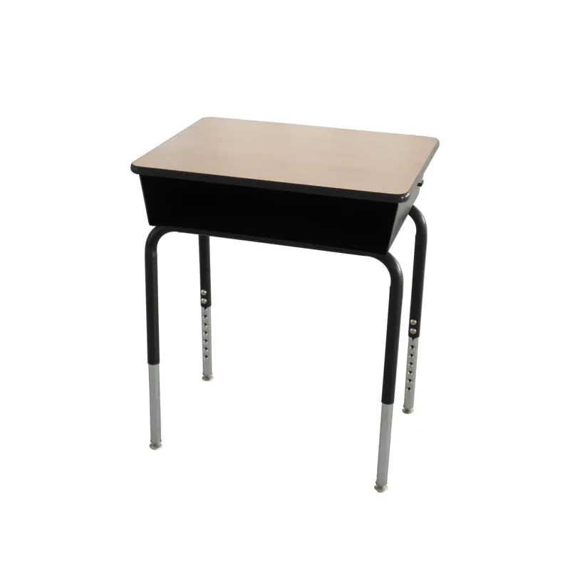 Height-adjustable Open Front Student Desk